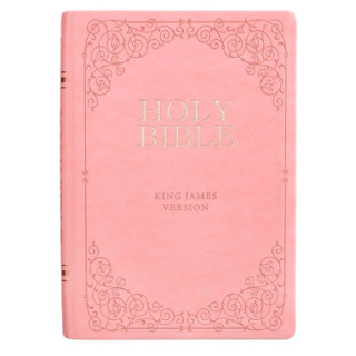 Kniha KJV Bible Giant Print Full Size Pink 