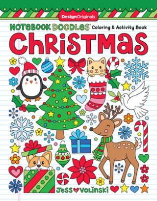 Kniha Notebook Doodles Christmas 
