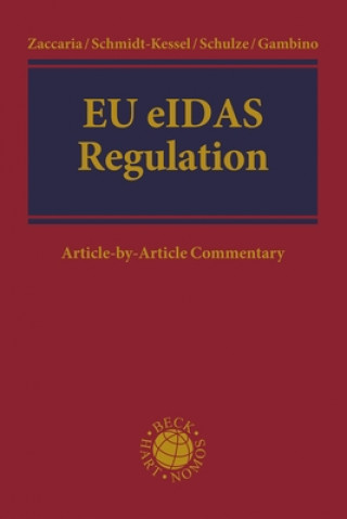 Kniha Eu Eidas-Regulation: Article-By-Article Commentary Martin Schmidt-Kessel
