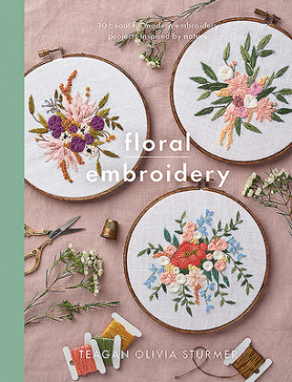 Book Floral Embroidery Teagan Sturmer
