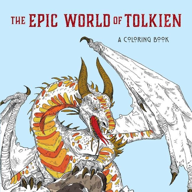 Book The Epic World of Tolkien: A Coloring Book 