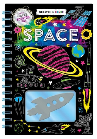 Book Scratch & Color: Space: Scratch Art & Coloring Book 