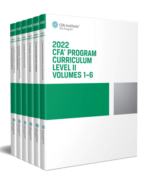 Könyv 2022 CFA Program Curriculum Level II Box Set Wiley