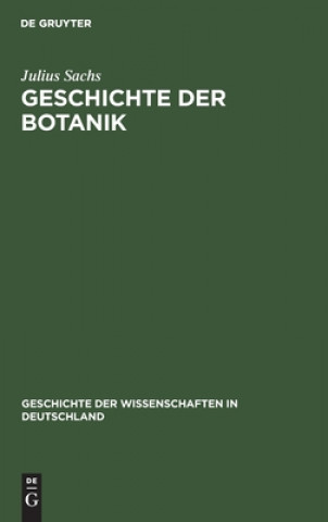 Knjiga Geschichte Der Botanik Julius Sachs