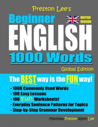 Carte Preston Lee's Beginner English 1000 Words Global Edition (British Version) Matthew Preston