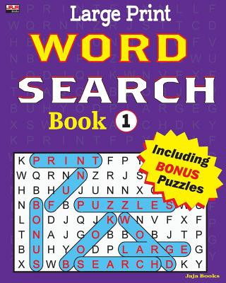 Carte Large Print Word Search Book Jaja Books