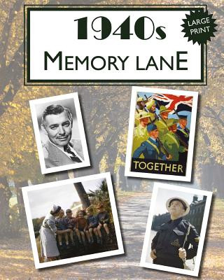 Libro 1940s Memory Lane: Large print book for dementia patients Hugh Morrison