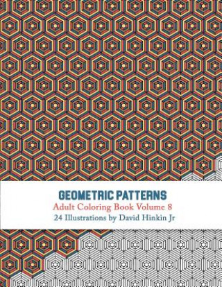Carte Geometric Patterns - Adult Coloring Book Vol. 8 David Hinkin Jr