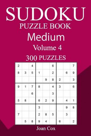 Kniha 300 Medium Sudoku Puzzle Book Joan Cox