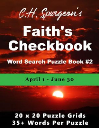 Książka C. H. Spurgeon's Faith Checkbook Word Search Puzzle Book #2: April 1 - June 30 Christopher Di Armani