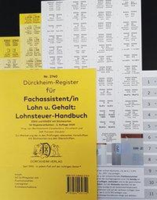 Kniha DürckheimRegister® BMF-Lohnsteuerhandbuch/EStG. Fachassistent Lohn und Gehalt (2020) 