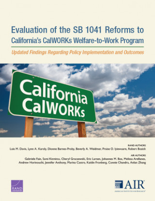 Kniha Evaluation of the SB 1041 Reforms to California's CalWORKs Welfare-to-Work Program Davis Lois M. Davis