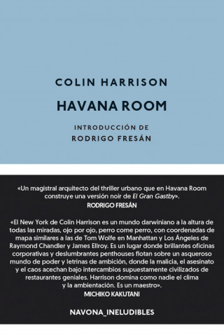 Kniha Havana Room COLIN HARRISON