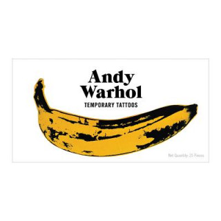 Joc / Jucărie Andy Warhol Temporary Tattoo Set Galison