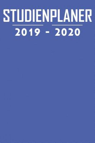 Carte Studienplaner 2019 - 2020: Terminplaner, Kalender, Notizbuch für Studenten &#9830; von September 2019 bis Oktober 2020 &#9830; Studentenkalender, Msed Notizbucher