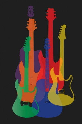 Carte Colorful Guitars Guitarist Musician Guitar Tab Notebook: Guitar Music Tab Notebook Legacy Ventures Music Press