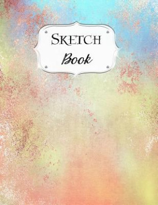 Carte Sketch Book: Watercolor Sketchbook Scetchpad for Drawing or Doodling Notebook Pad for Creative Artists #3 Rose Gold Orange Blue Yel Avenue J. Artist Series