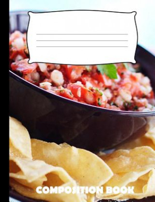 Βιβλίο Composition Book: Salsa Composition Notebook Wide Ruled Pinnacle Novelty Publishing