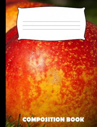Book Composition Book: Peach Composition Notebook Wide Ruled Pinnacle Novelty Publishing