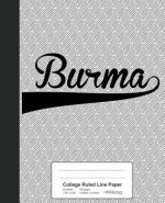 Carte College Ruled Line Paper: BURMA Notebook Weezag