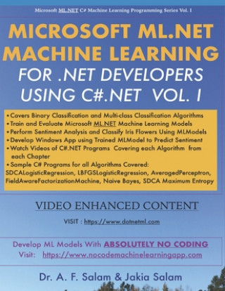 Knjiga Microsoft ML.Net Machine Learning for .Net Developers Using C#.Net Jakia Salam