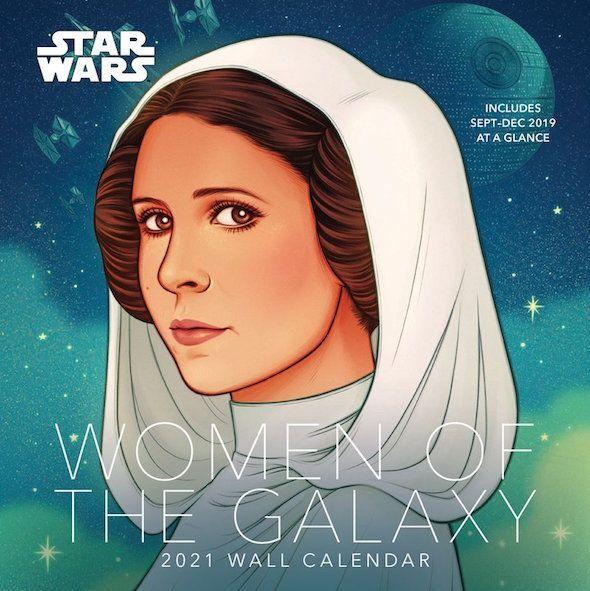 Календар/тефтер Star Wars (TM) Women of the Galaxy 2021 Wall Calendar 
