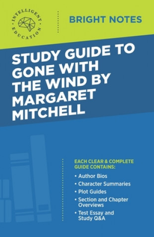 Carte Study Guide to Gone with the Wind by Margaret Mitchell 
