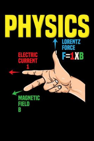 Kniha Physics Gang Sign Lorentz Force F=IxB Electric Current I Magnetic Field B: 120 Pages I 6x9 I Music Sheet I Funny Teacher, School & College Gifts Funny Notebooks