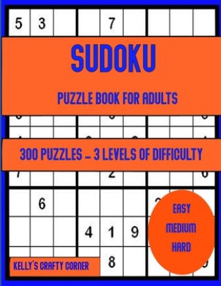 Carte Sudoku: Puzzle Book for Adults Kelly's Crafty Corner