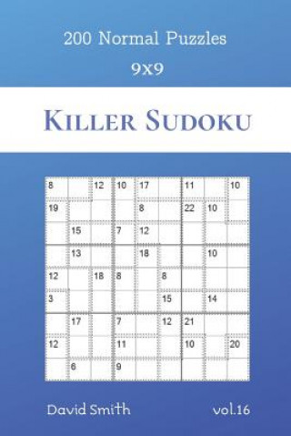 Książka Killer Sudoku - 200 Normal Puzzles 9x9 vol.16 David Smith