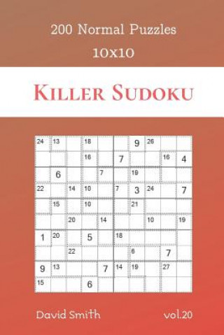 Książka Killer Sudoku - 200 Normal Puzzles 10x10 vol.20 David Smith