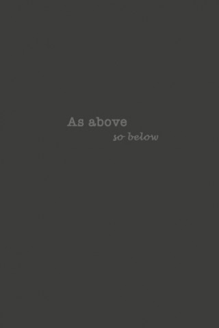 Livro As Above so Below Hexe Life