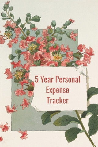 Kniha 5 Year Personal Expense Tracker Finance Trackers