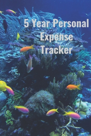 Kniha 5 Year Personal Expense Tracker Finance Trackers