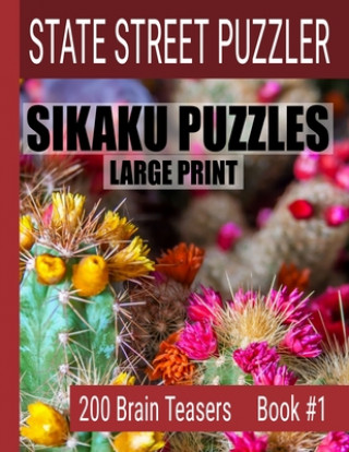 Kniha Sikaku Puzzles: Large Print 200 Brain Teaser Book #1: Fun Filled Puzzles and Solutions for Beginners and Up State Street Puzzlers