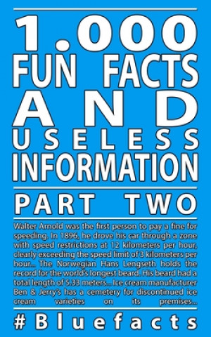 Könyv 1,000 Fun Facts and useless information Part 2: #Bluefacts Rick Hofmann