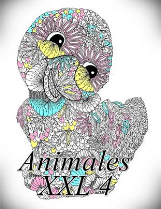 Kniha Animales XXL 4: Libro para colorear para adultos y ni?os The Art of You