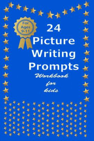 Kniha 24 Picture Writing Prompts work book for kids Aldona Design