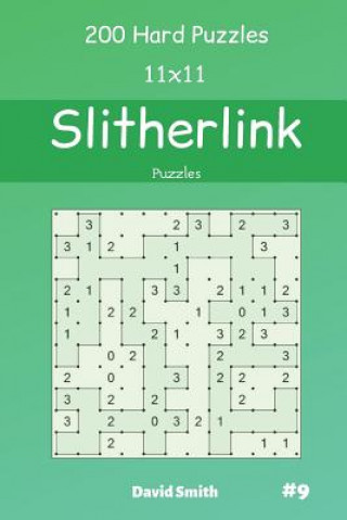 Książka Slitherlink Puzzles - 200 Hard Puzzles 11x11 vol.9 David Smith