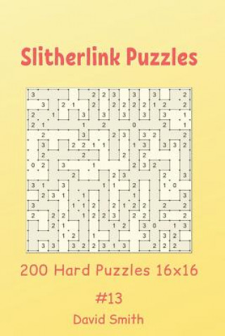 Książka Slitherlink Puzzles - 200 Hard Puzzles 16x16 vol.13 David Smith