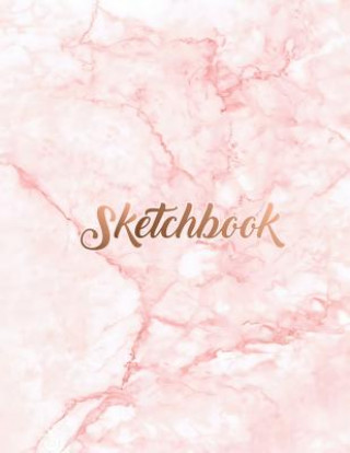 Książka Sketchbook: Marble cover, sketchbook for Drawing, Coloring, Sketching and Doodling, 8.5 x 11 110 pages Yeraldi Rusbel