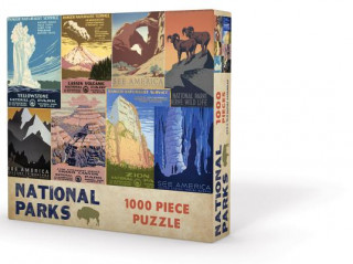 Kniha National Parks Puzzle 