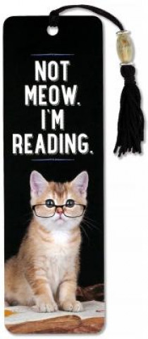 Könyv Beaded Bkmk Not Meow I'm Reading Inc Peter Pauper Press