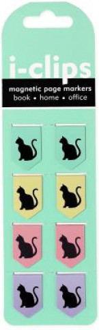 Stationery items Iclip Magnetic Bkmk Black Cats Inc Peter Pauper Press