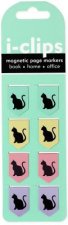 Articole de papetărie Iclip Magnetic Bkmk Black Cats Inc Peter Pauper Press