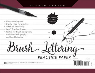Libro Brush Lettering Practice Pad Inc Peter Pauper Press