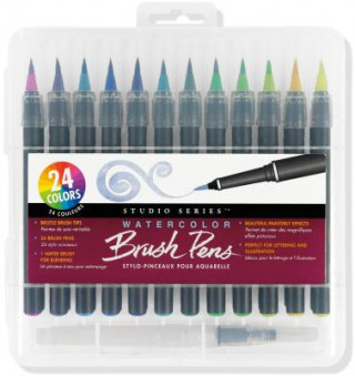Játék Studio Series Watercolor Brush Pen Inc Peter Pauper Press