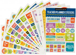 Artykuły papiernicze Essentials Teacher Planner Stickers Inc Peter Pauper Press