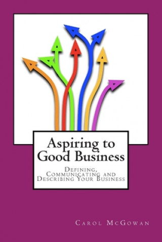 Carte Aspiring to Good Business: Defining, communicating and describing your business Carol McGowan