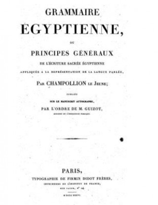 Книга Grammaire Egyptienne: The foundation of Egyptology in its original form. David Grant Stewart Sr